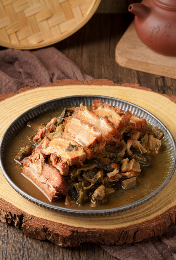 Braised Pork with Preserved Vegetables 梅菜扣肉